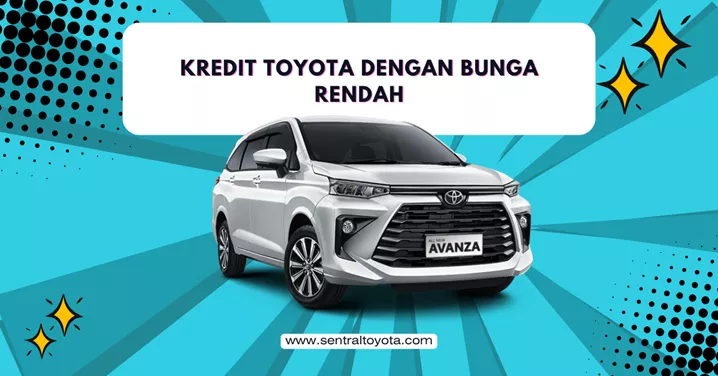 kredit toyota dengan bunga rendah